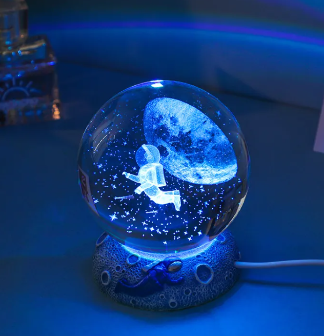 MoonSphere Crystal Lamp