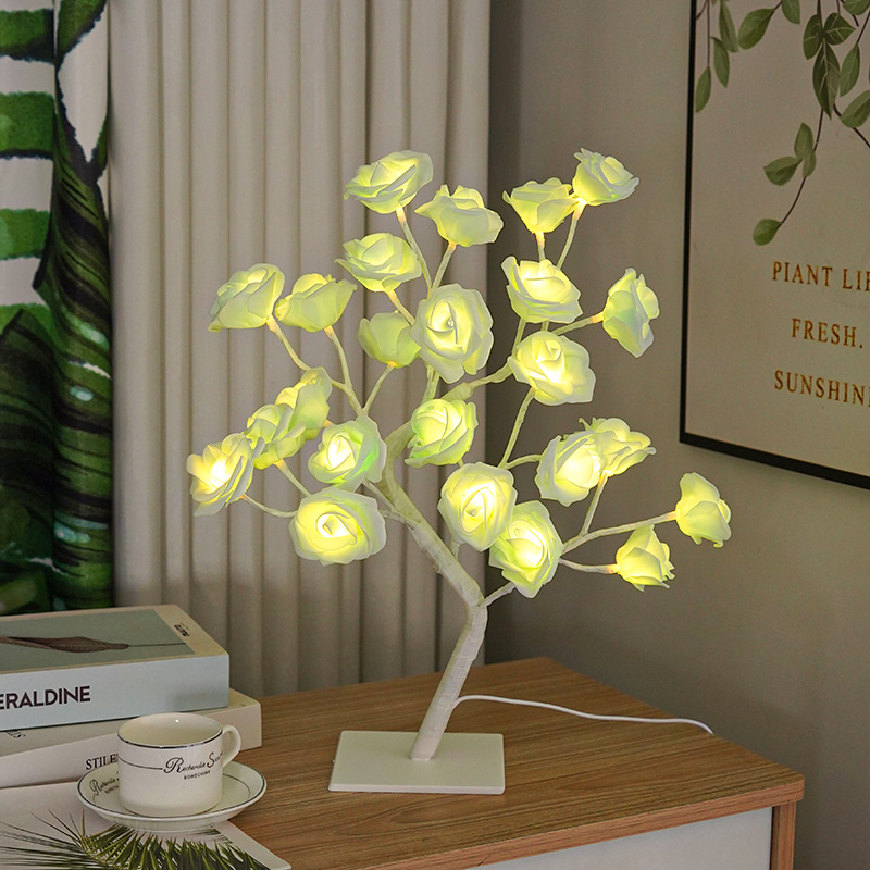 RoseGlow Tree Lamp