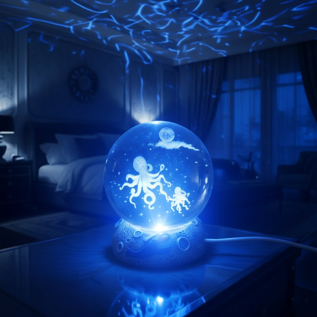 MoonSphere Crystal Lamp