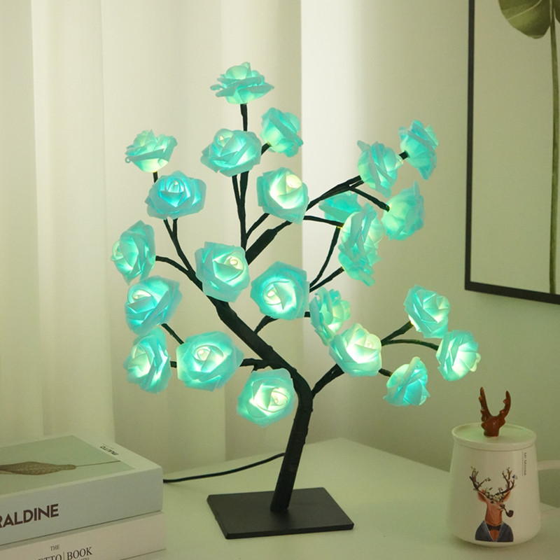 RoseGlow Tree Lamp