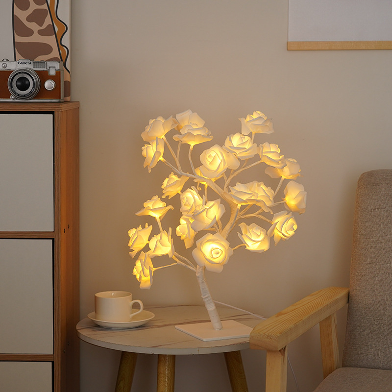 RoseGlow Tree Lamp