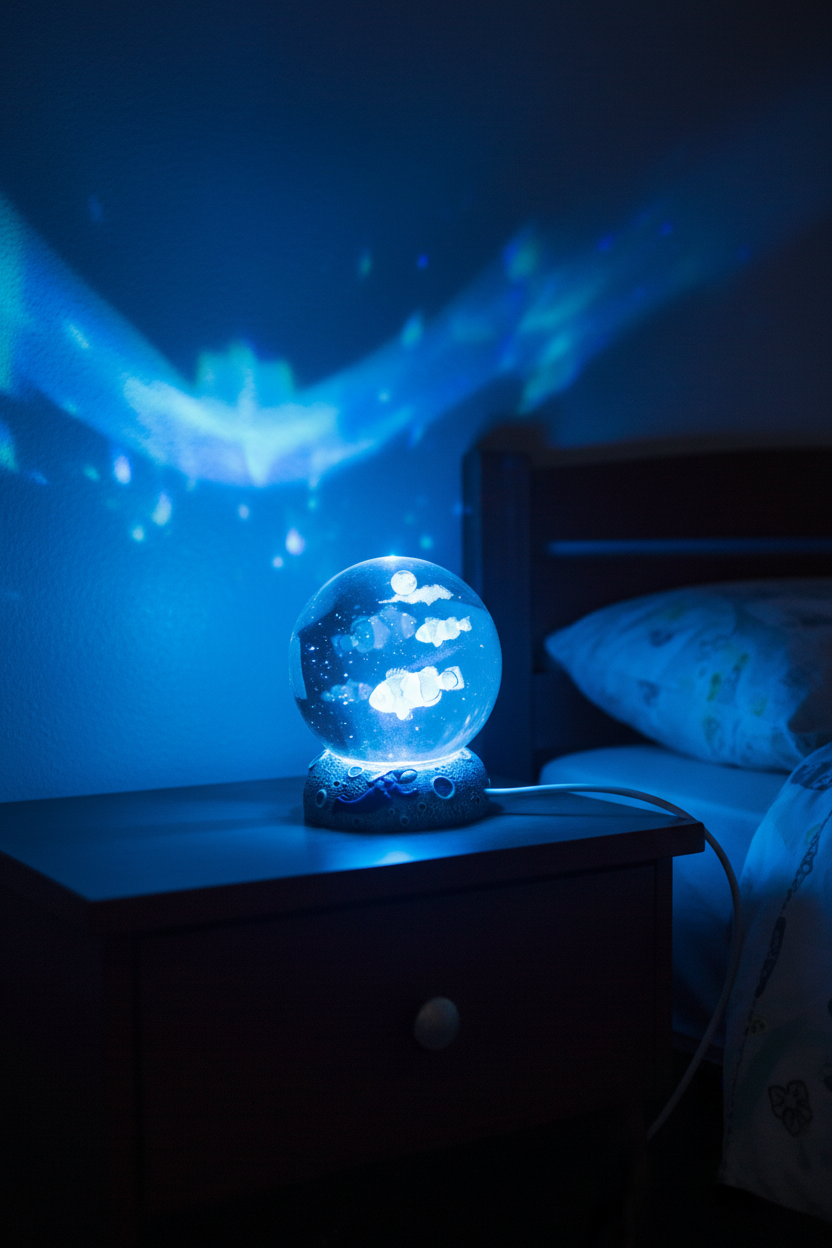 MoonSphere Crystal Lamp